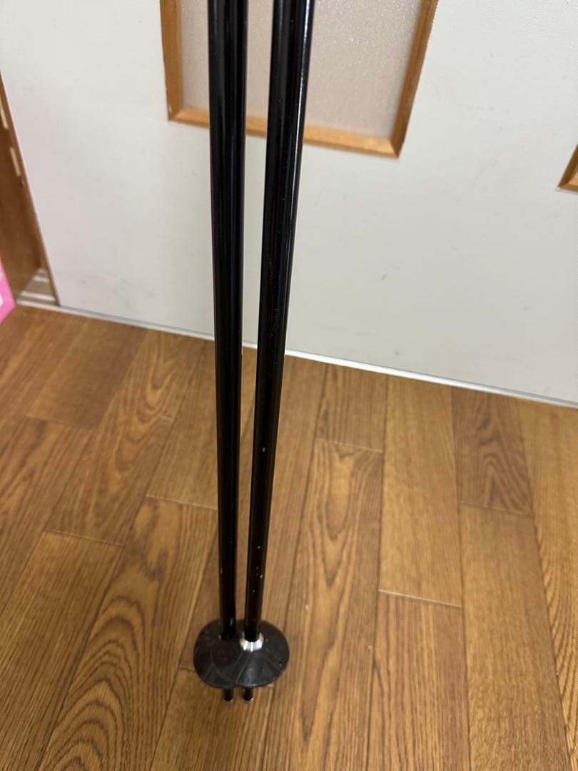 3セットKAZAMA スキー板159cm,ブーツ27cm,ストック115cm