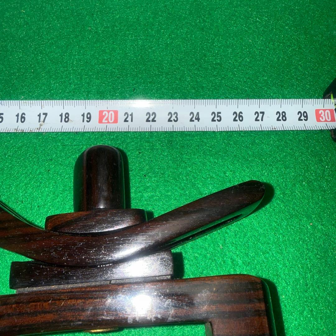最高級黒檀製 ヘラブナ竿 竿受け万力未使用品