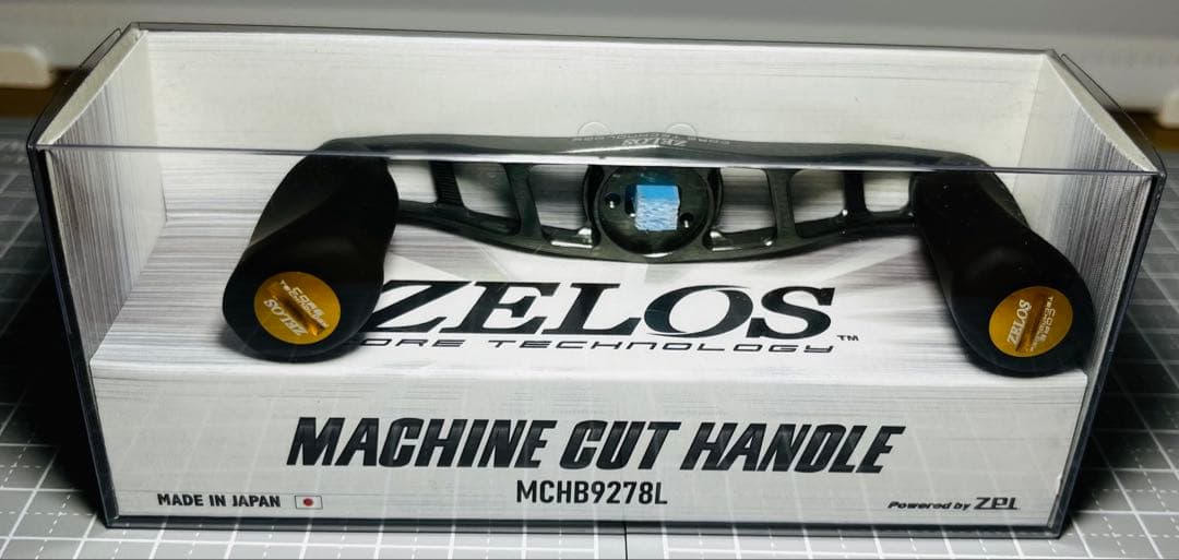 ZPIゼロス マシンカットハンドル　ガンメタ　ゴールド
