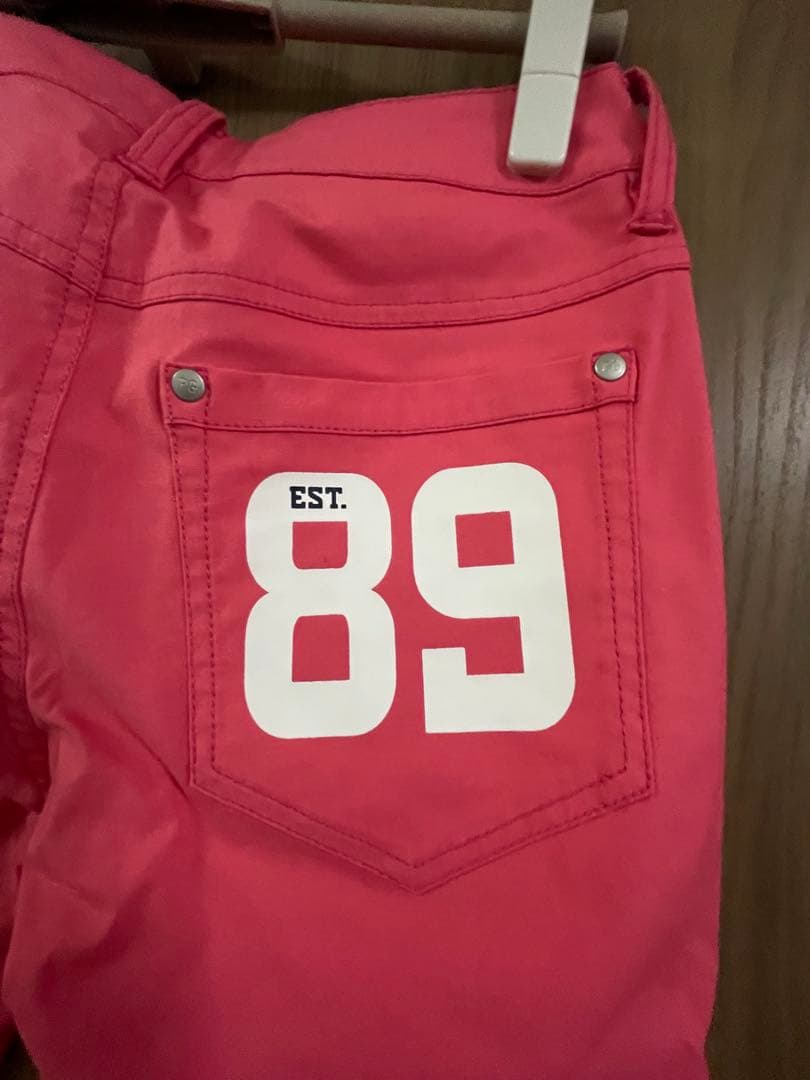 ピンクパンツ EST. 89 PG刺繍