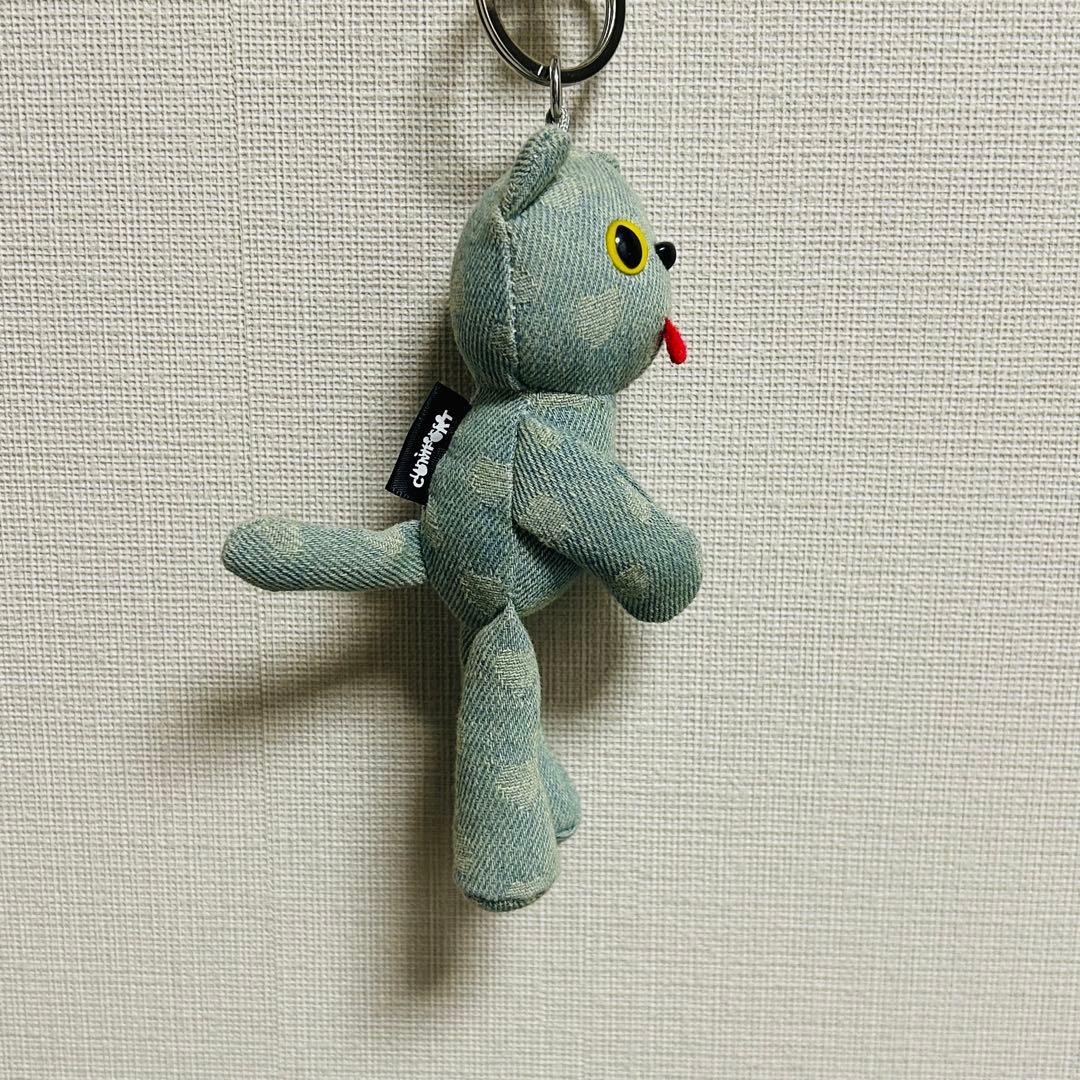 ヌビアン ピヨン デニムキーホルダー
