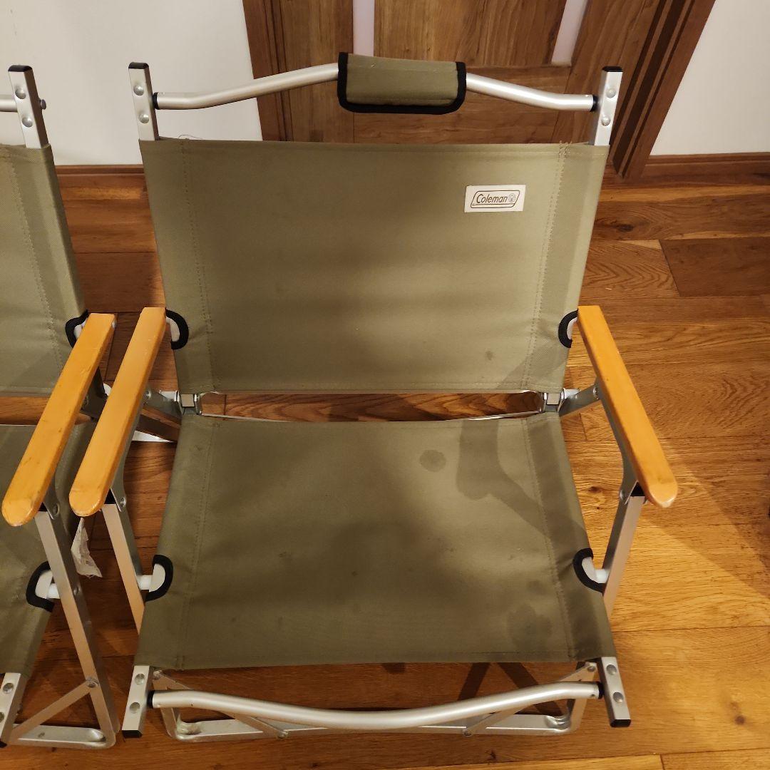 Coleman アウトドアチェア 2脚セット カーキ