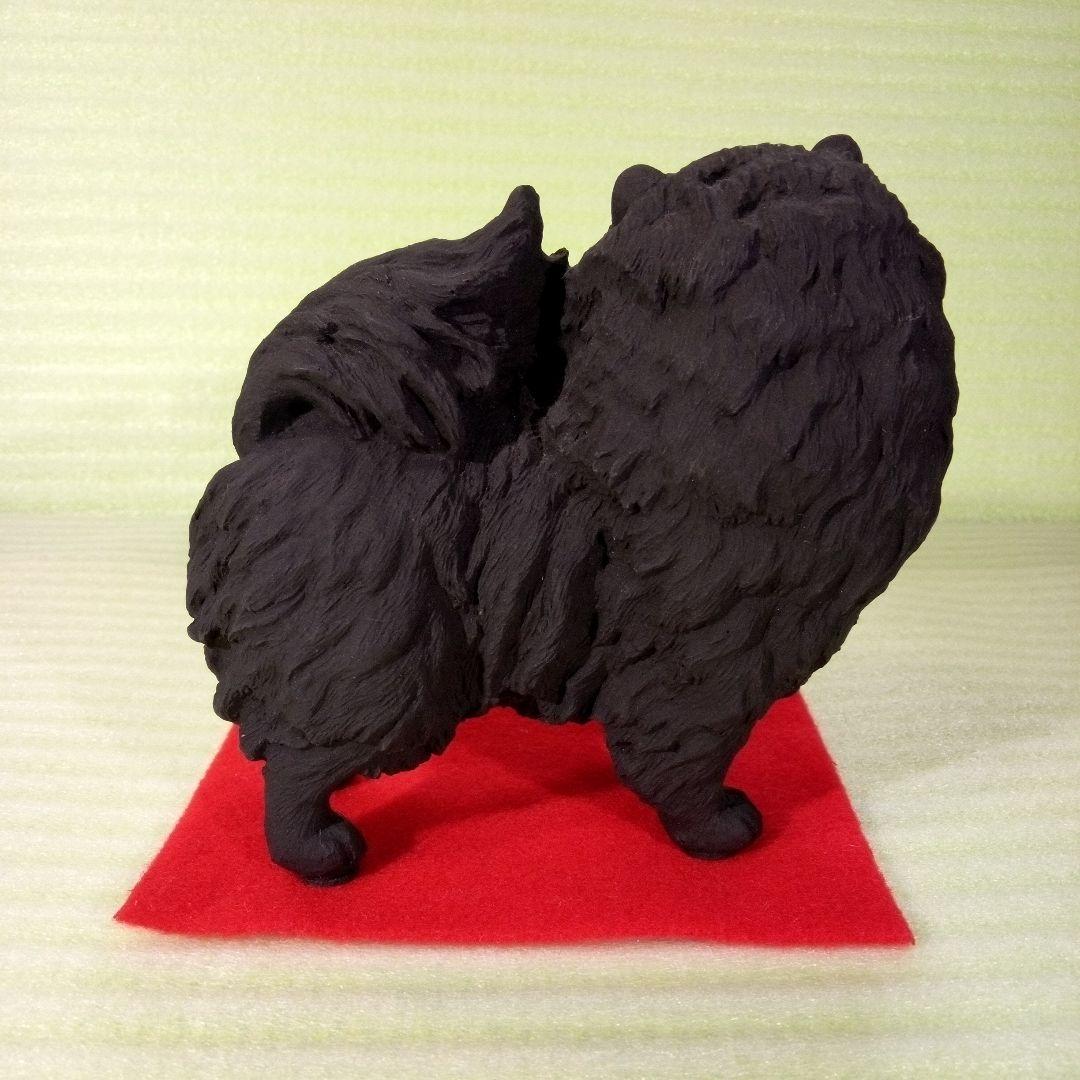 ポメラニアン　黒　ブラック　ブラックポメラニアン　レア　フィギュア