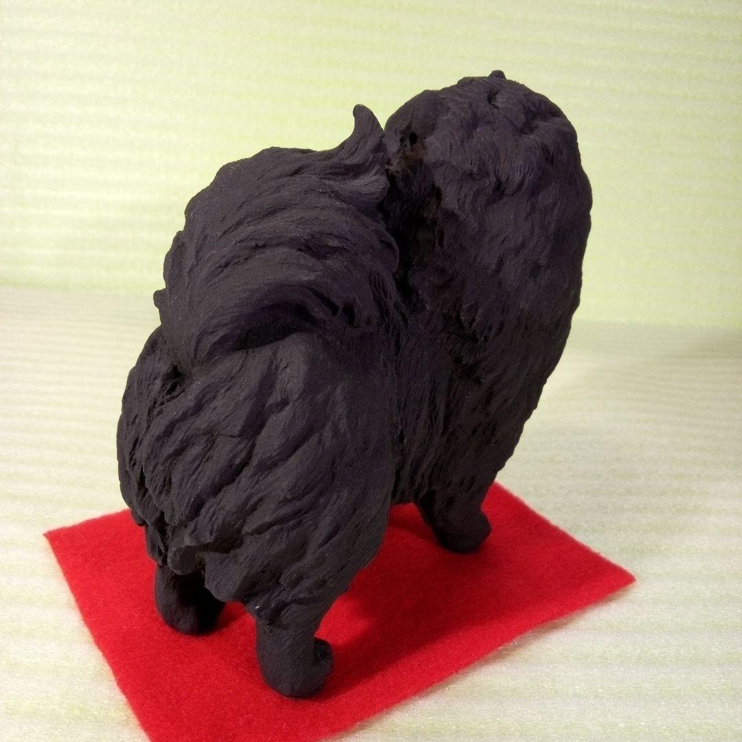 ポメラニアン　黒　ブラック　ブラックポメラニアン　レア　フィギュア