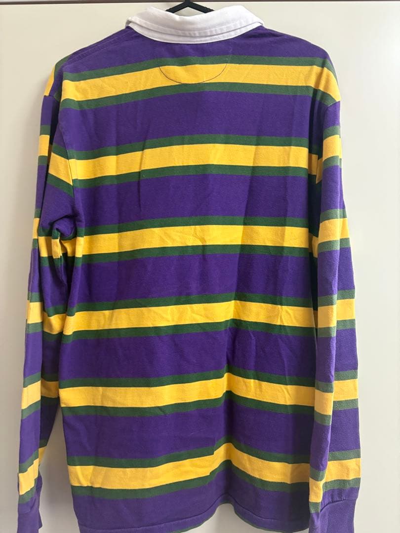 Polo Ralph Lauren ラガーシャツ 紫/黄