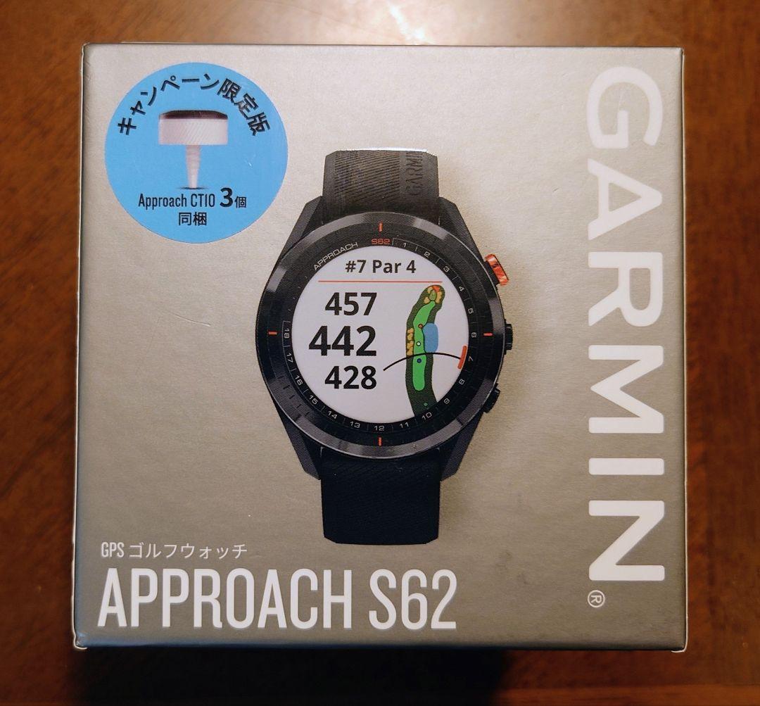 GARMIN Approach S62 ゴルフ用GPSナビ CT10 3個付
