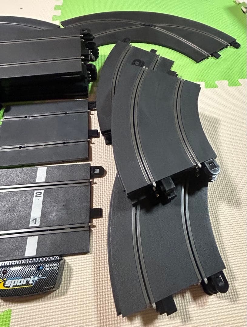 スロットカー　コースセット 35枚 クアトロックス ミニカー Quattrax