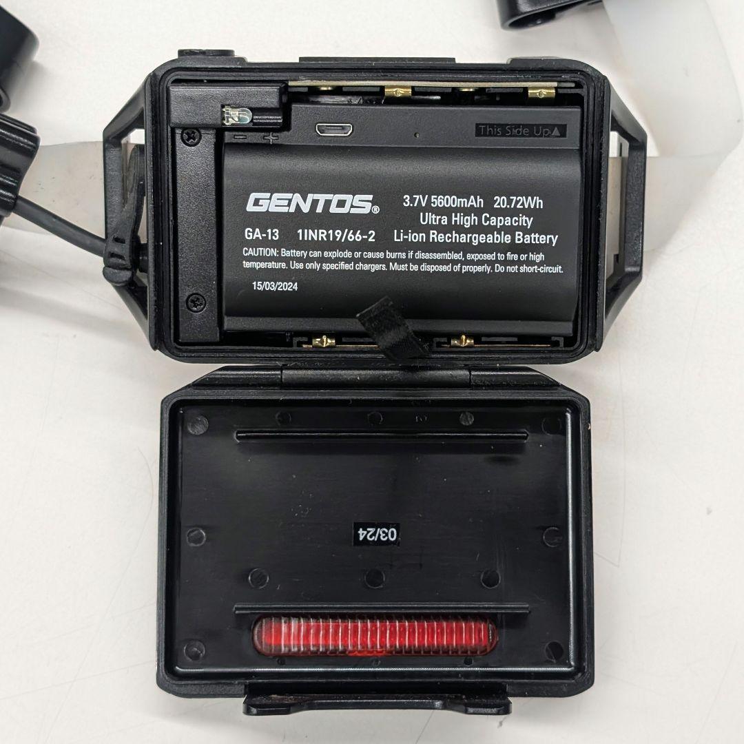 GENTOS 充電式ヘッドランプ 高輝度LED(GH-200RG)