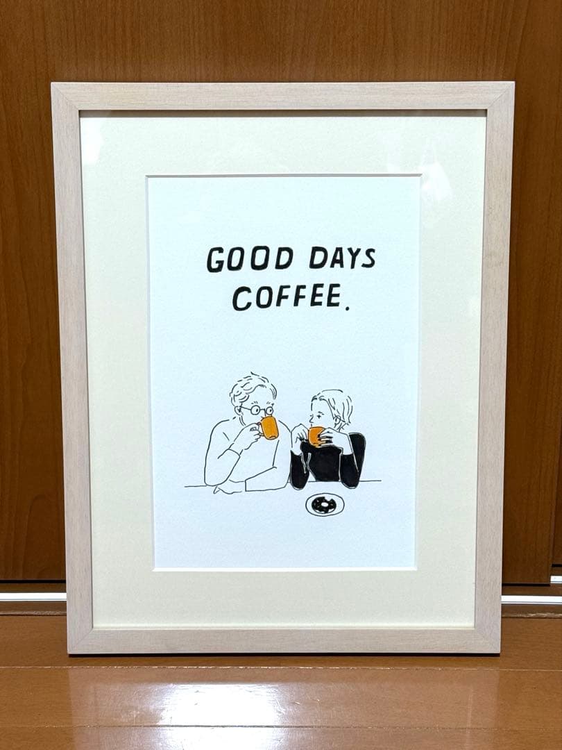 福士陽香 原画「GOOD DAYS COFFEE.」個展購入OPA