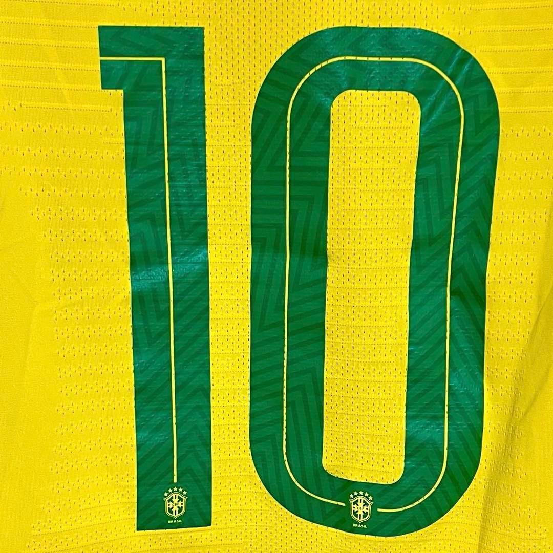 【美品！】2018ロシアW杯 ブラジル代表♯10ネイマール 【Mサイズ】選手仕様