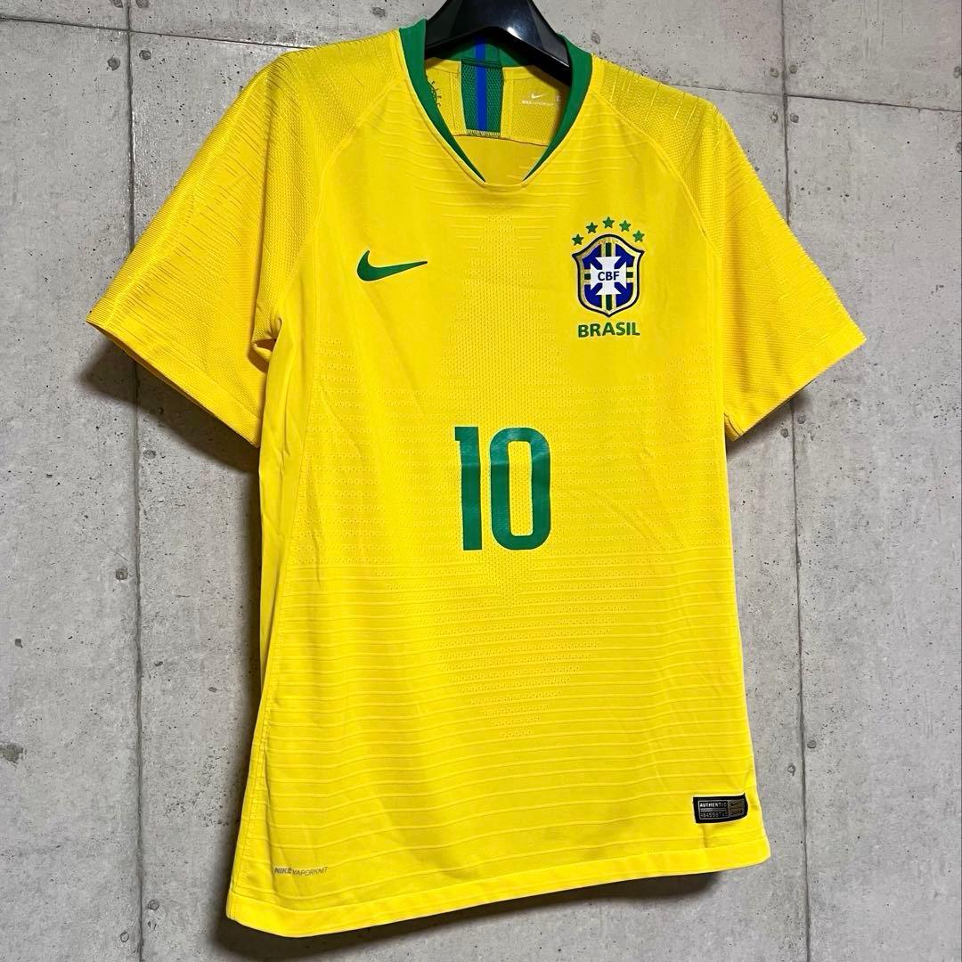 【美品！】2018ロシアW杯 ブラジル代表♯10ネイマール 【Mサイズ】選手仕様
