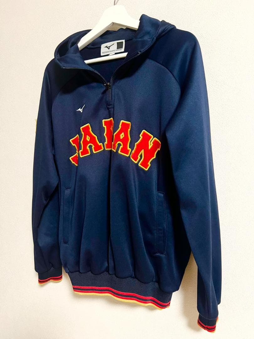 【くぼくぼ】美品 Mizuno ミズノ WBC 侍JAPAN パーカー