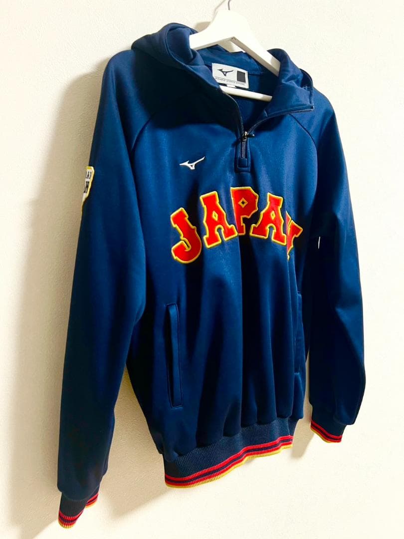 【くぼくぼ】美品 Mizuno ミズノ WBC 侍JAPAN パーカー