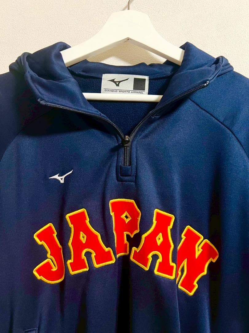 【くぼくぼ】美品 Mizuno ミズノ WBC 侍JAPAN パーカー