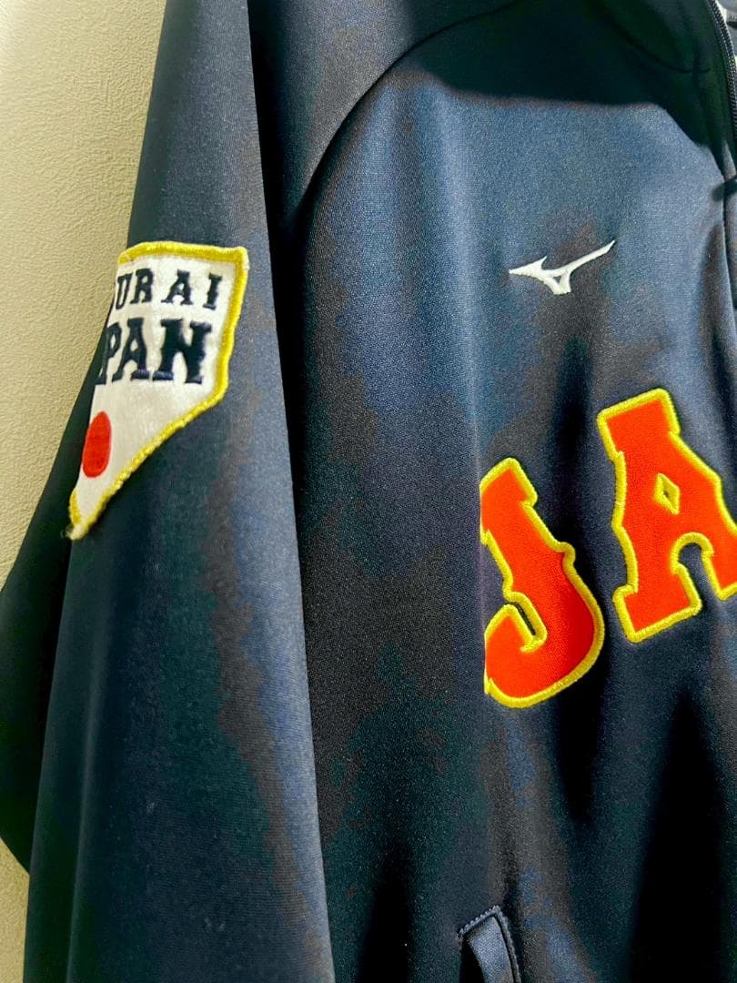 【くぼくぼ】美品 Mizuno ミズノ WBC 侍JAPAN パーカー