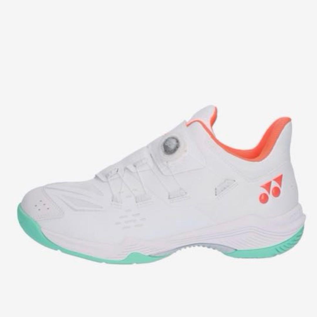 YONEX バドミントンシューズ パワークッション ダイヤル 23cm 白