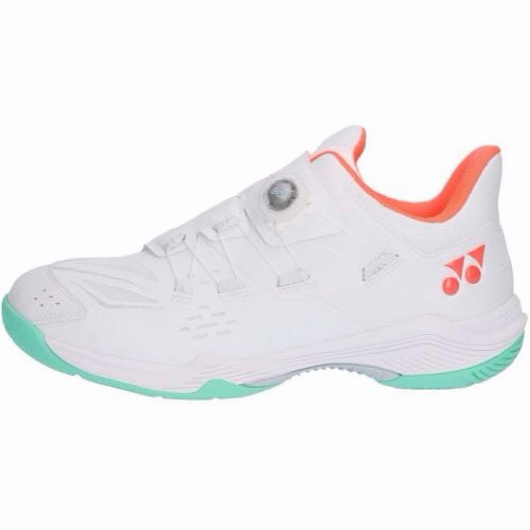 YONEX バドミントンシューズ パワークッション ダイヤル 23cm 白