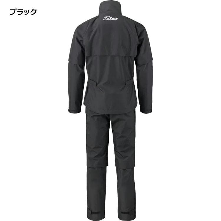 新品 タイトリスト Titleist レインウェア 上下セット Mサイズ BK