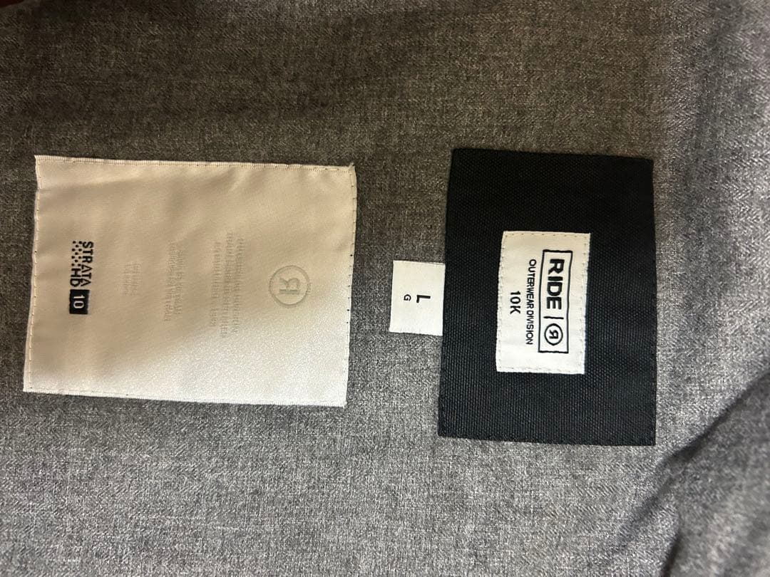 【中古品】スノボウェア　上下セットRIDE、VOLCOM レディース