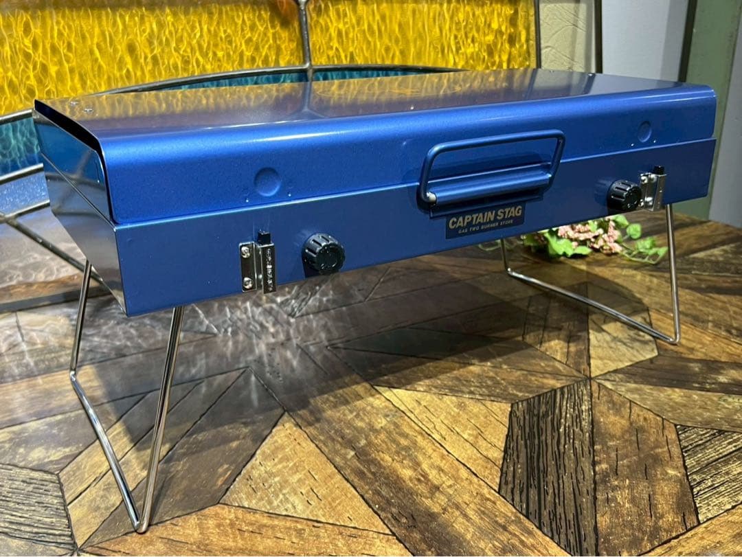 CAPTAIN STAG コンパクト ガスツーバーナーストーブ M-8249