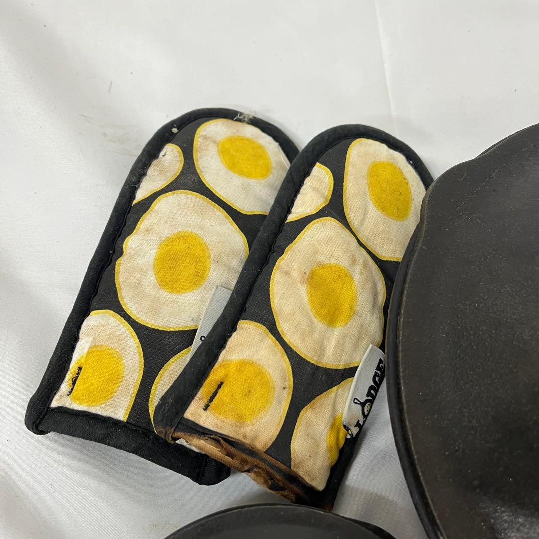 雷216 LODGEロッジ 鋳鉄 スキレットセットフライパン 蓋付き