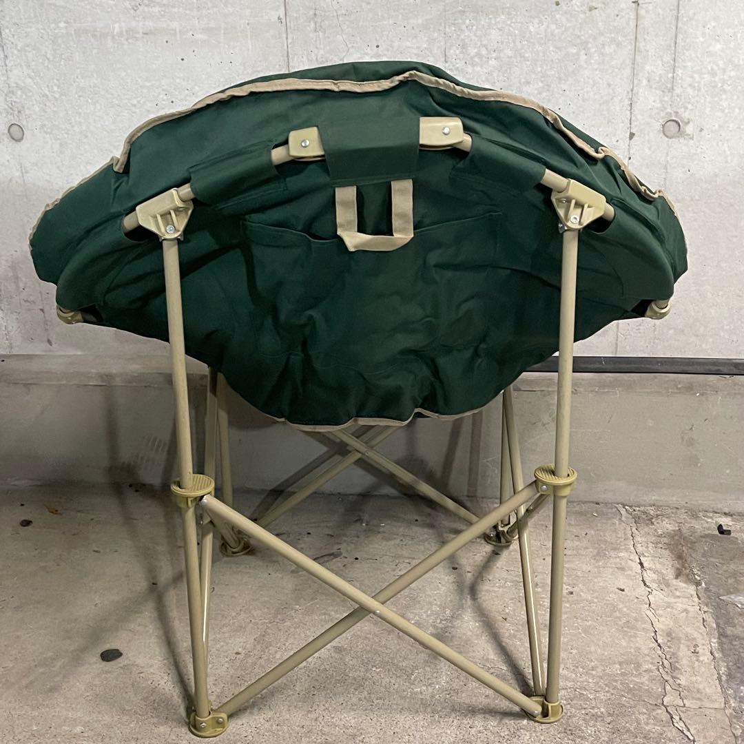 キャプテンスタッグ　ムーンチェア　グリーン　中古