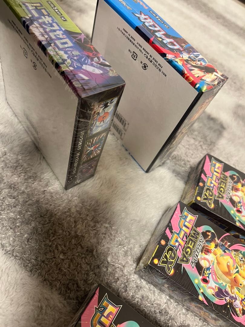 未開封　ポケモンカードゲーム4BOXシュリンク付き バラパック計40パック