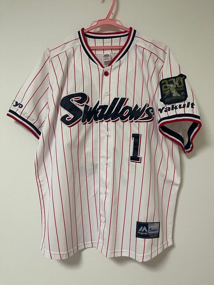 200号記念　ヤクルトスワローズ　山田哲人　ユニフォーム　つば九郎