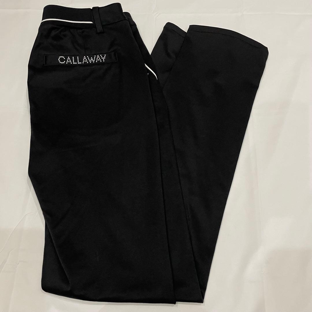 新品 キャロウェイ レディース ストレッチ ロングパンツ ブラック LLサイズ