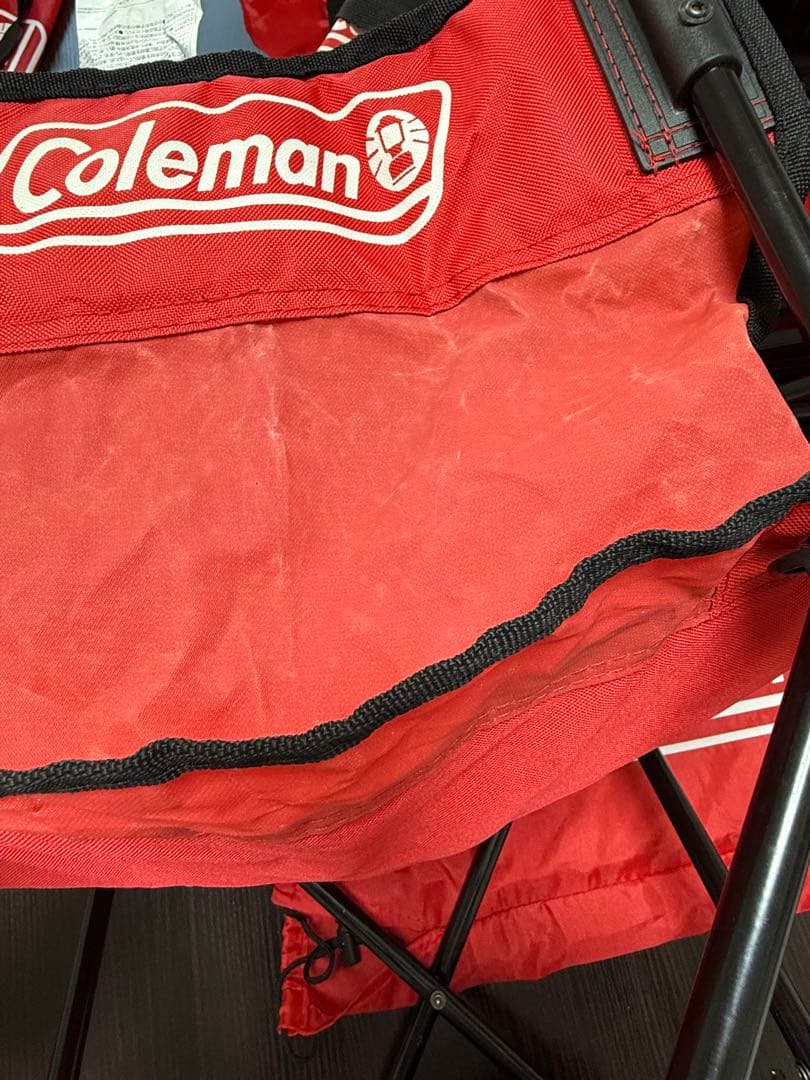 Coleman アウトドアチェア 4脚セット レッド