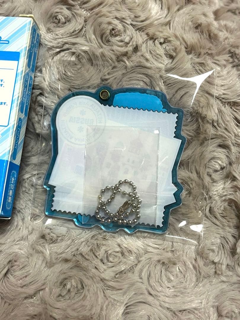 ヘタリア　ロシア　トレーディングスライドキーホルダー　アクリルキーホルダー