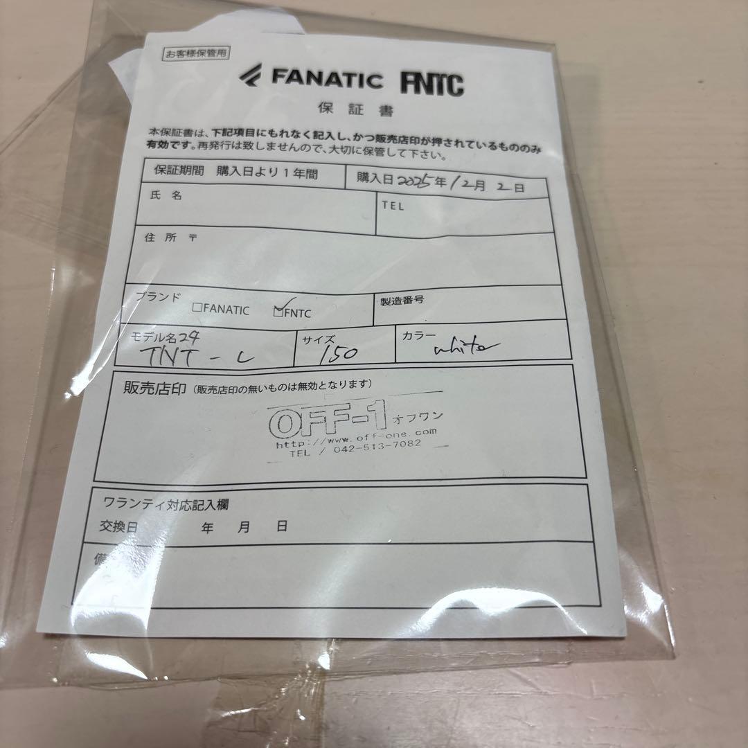 FNTC TNTＬモデル147cmダブキャン
