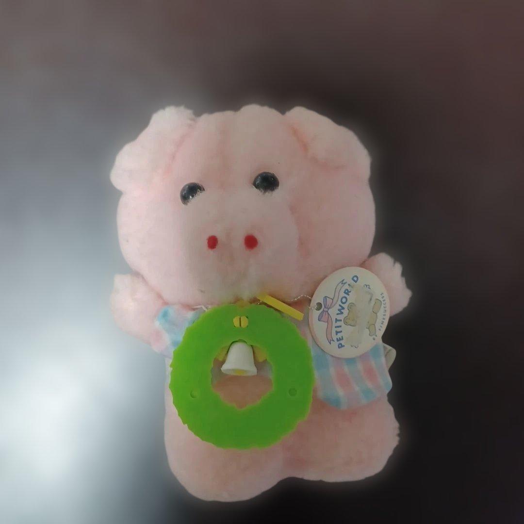 吉徳　ぬいぐるみ　プチハニー　豚　レトロ ブタ　ぶた　当時品