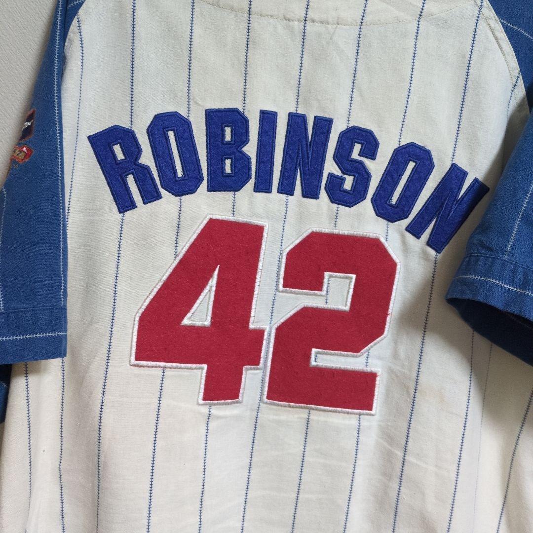 Brooklyn Jackie Robinson 50周年パッチ付き97年