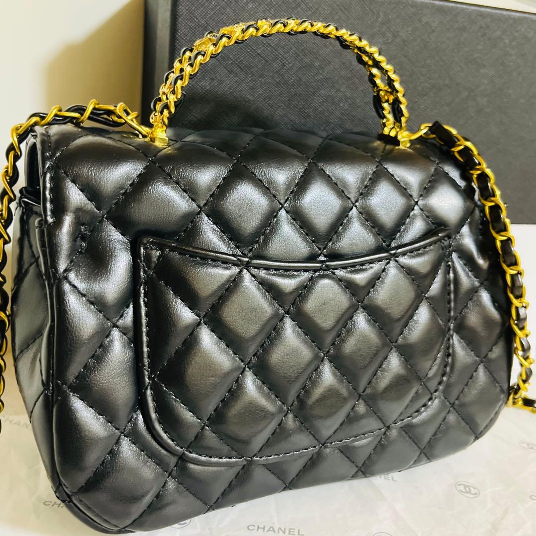 【非売品】CHANELノベルティショルダーバッグ黒　マトラッセ　ココマークVIP