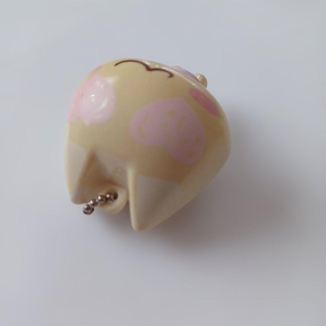 2008年　どこでもいっしょ　ゆらゆらキーホルダー　ハート　当時物　レトロ