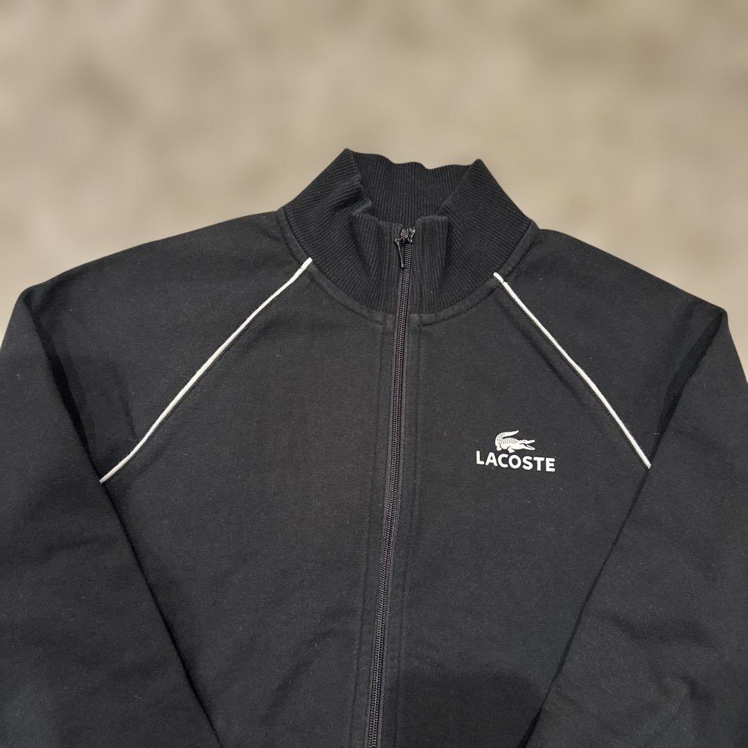 LACOSTE 黒 ジップアップジャケット