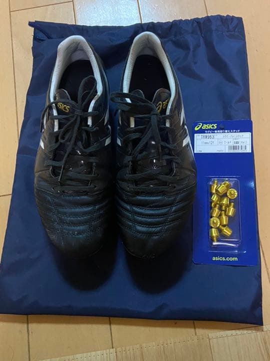 asics ラグビースパイク 鉄スパイク スタッド付き