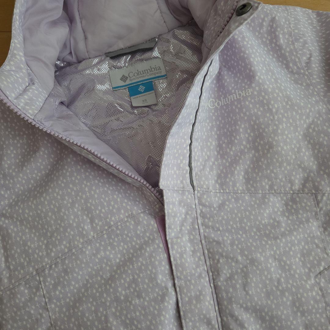 Columbia スノーウェア　紫　キッズ　 XS　120cm 6～7歳用