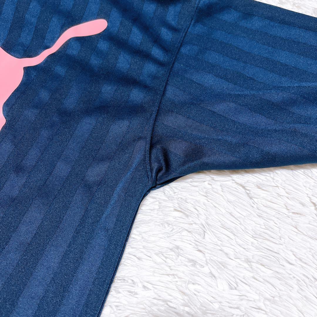 美品 PUMA プーマ 上下セットアップ プージャー　ネイビー ピンク S〜M