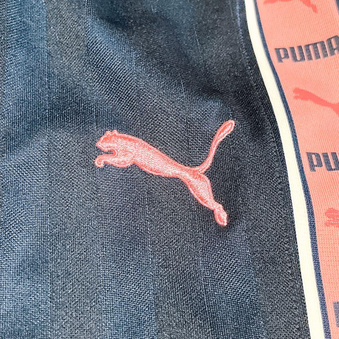美品 PUMA プーマ 上下セットアップ プージャー　ネイビー ピンク S〜M