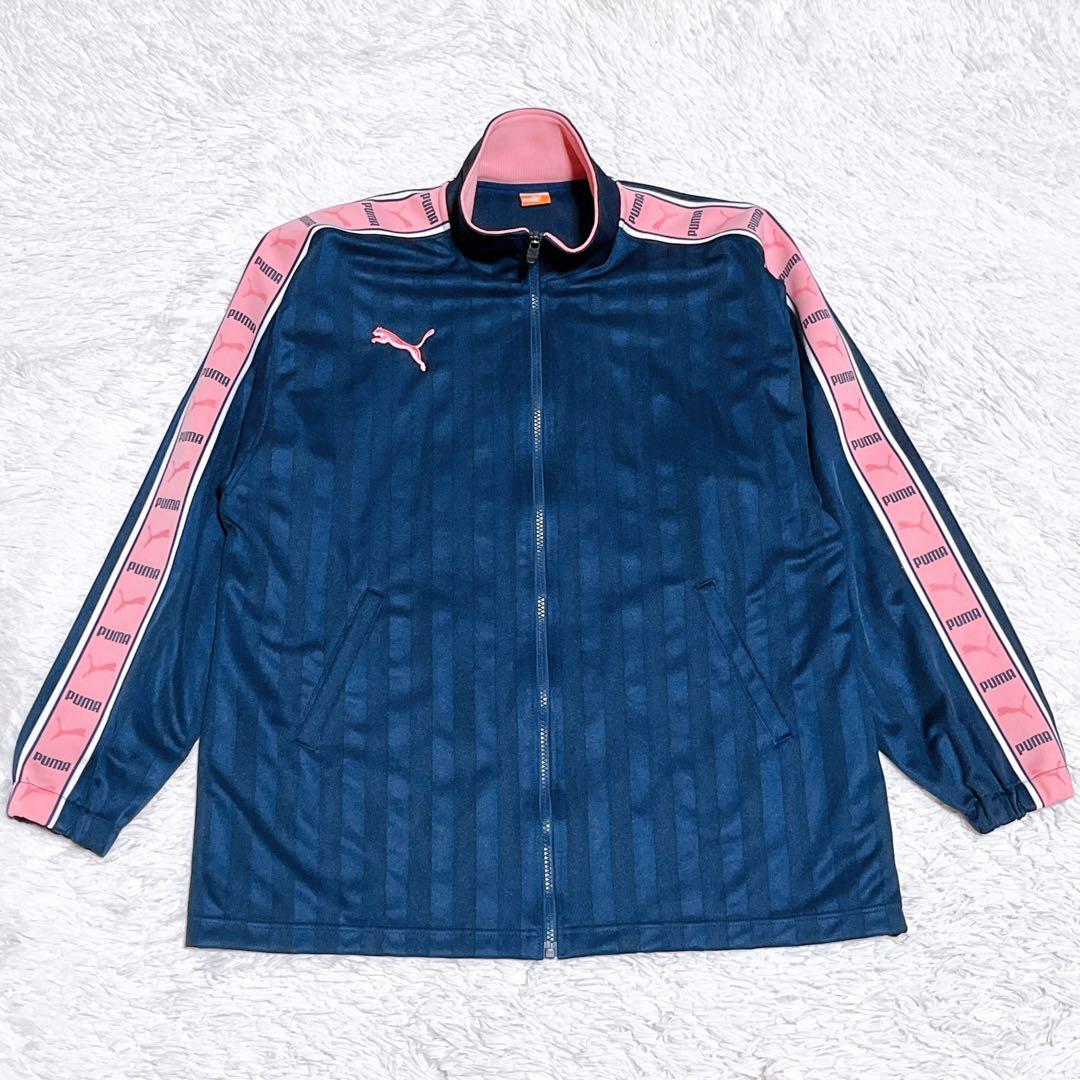 美品 PUMA プーマ 上下セットアップ プージャー　ネイビー ピンク S〜M
