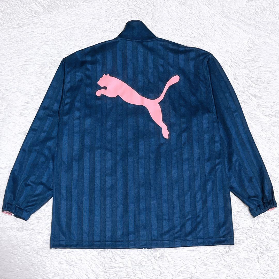 美品 PUMA プーマ 上下セットアップ プージャー　ネイビー ピンク S〜M