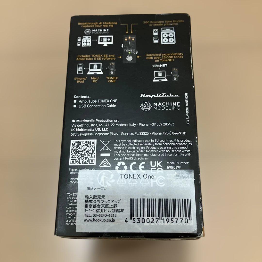 ★IK Multimedia TONEX ONE ギターエフェクター　美品★