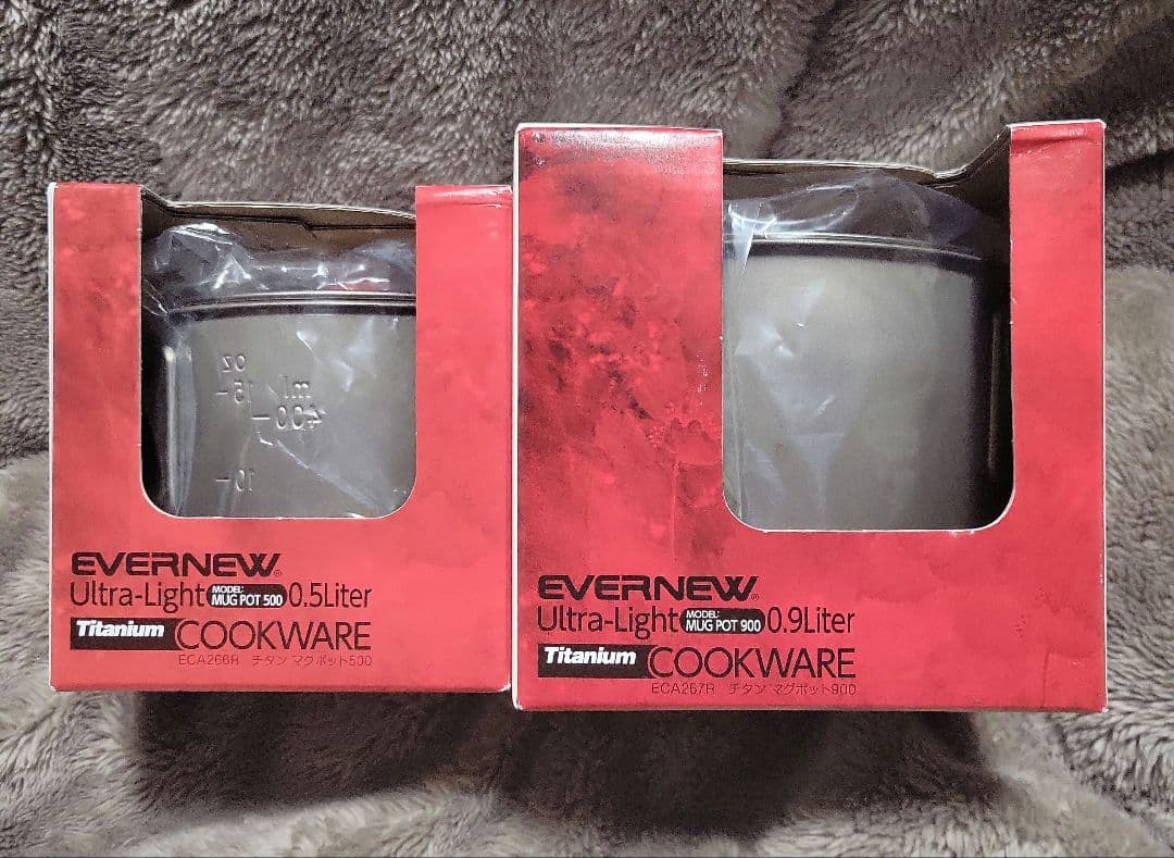 EVERNEW チタン クッカーセット 0.5L 0.9L