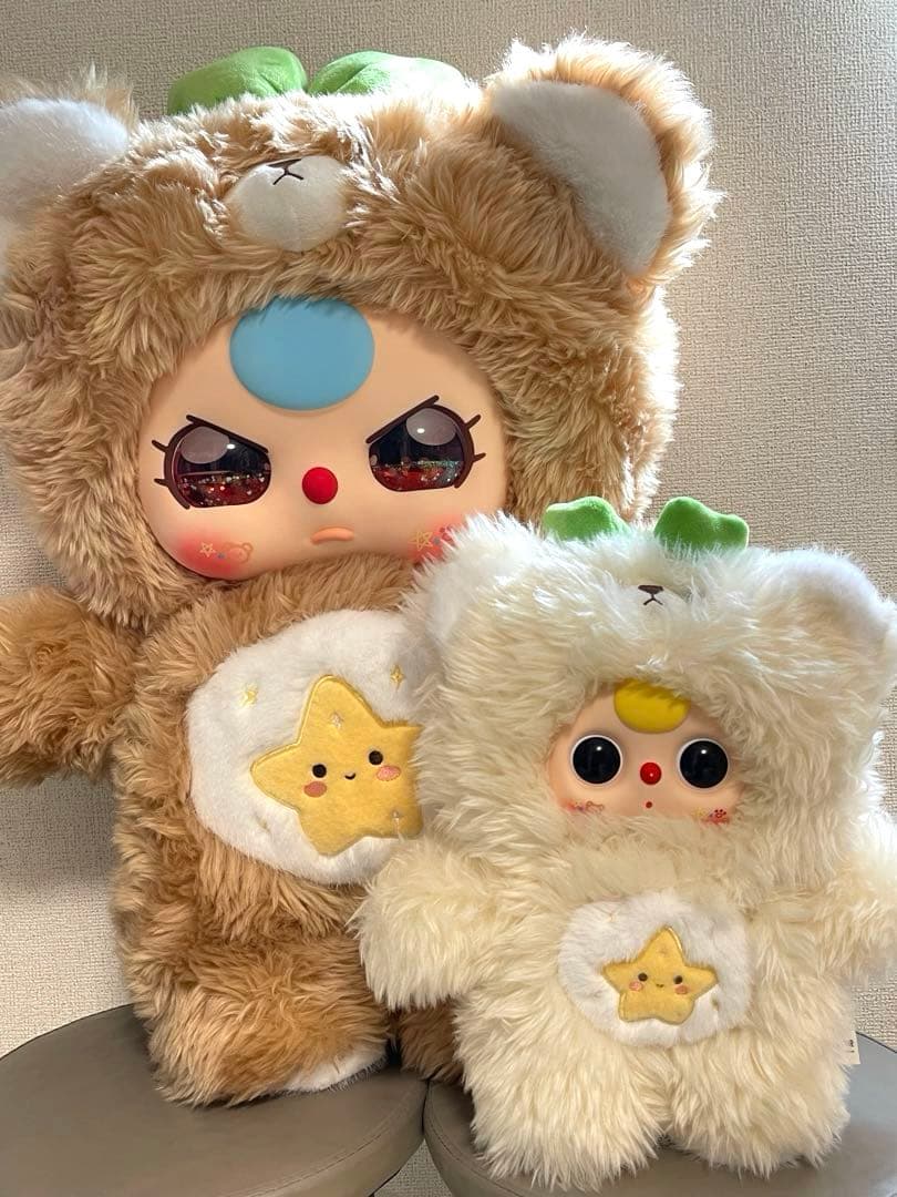 Babythree　1000%　くま親子　オイル目