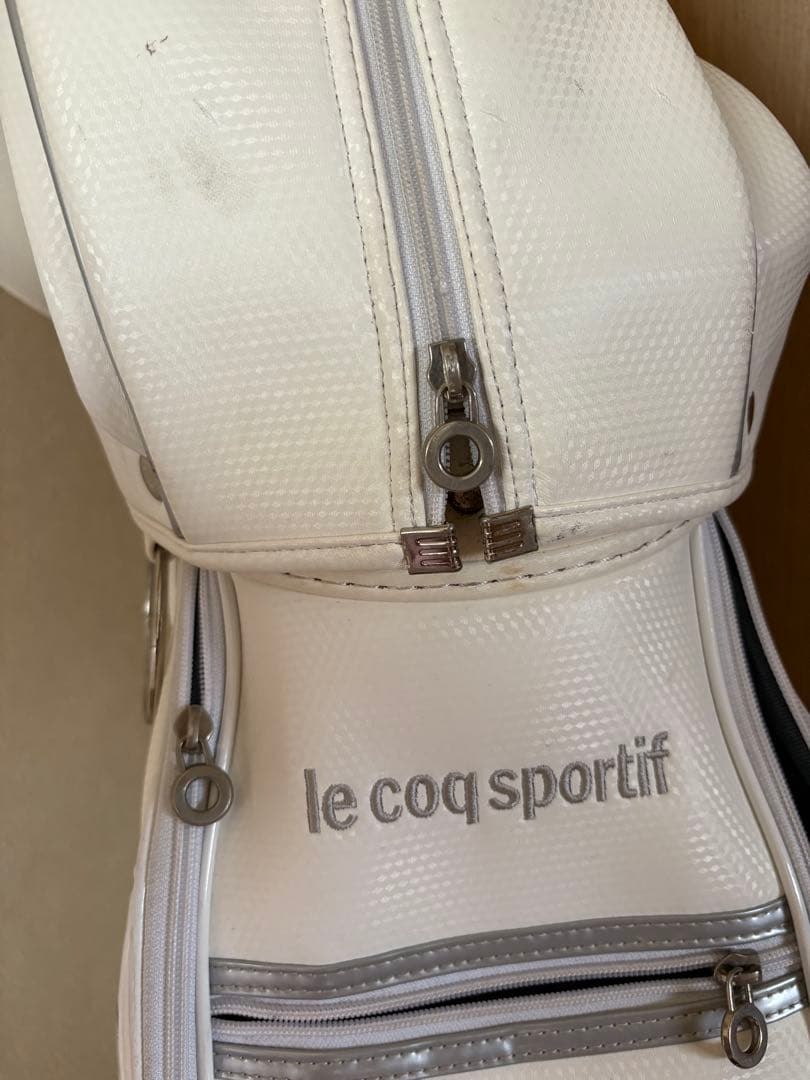 le coq sportif ゴルフバッグ ホワイト