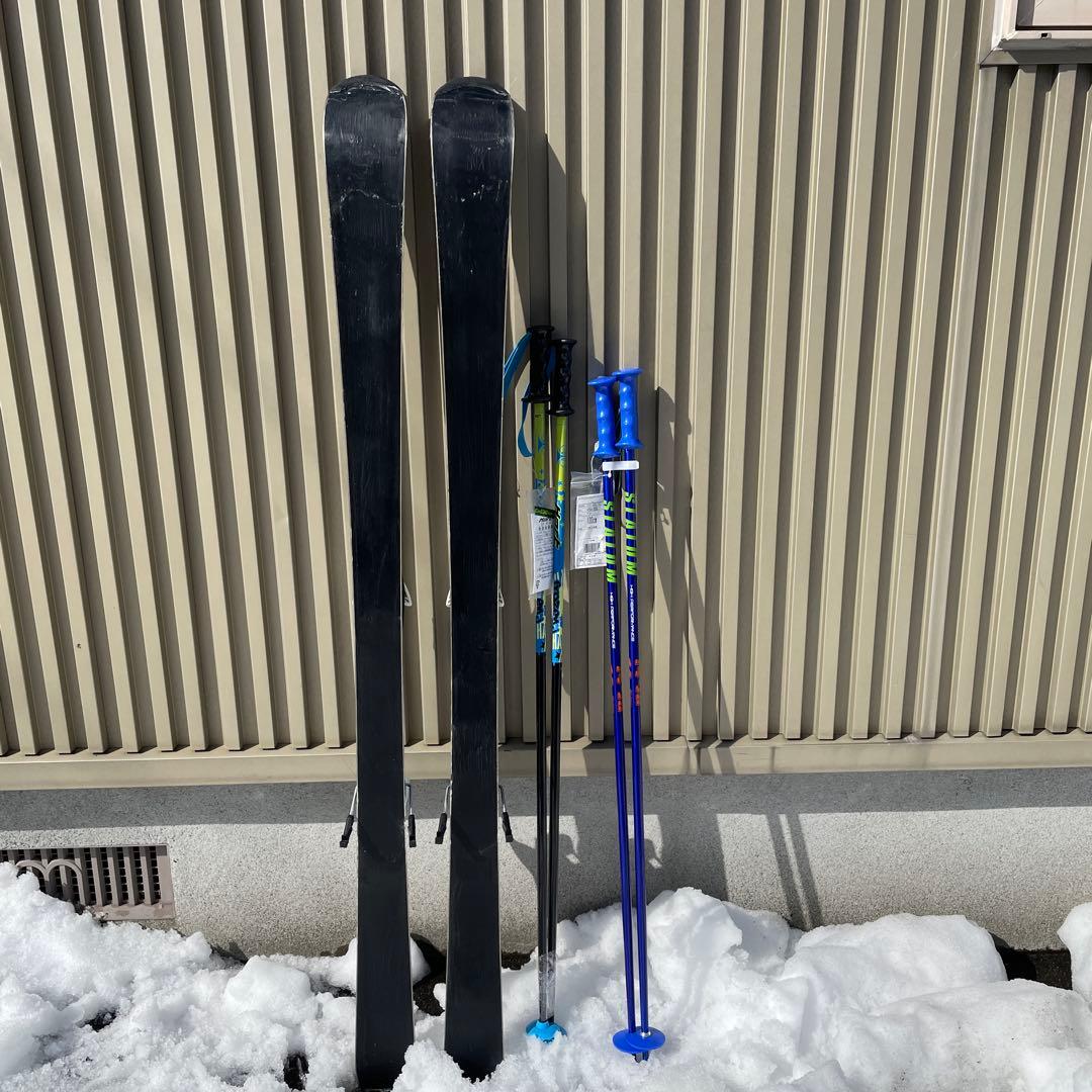 5回使用　Dynamic スキー 140cm ビンディング　アトミック　ストック