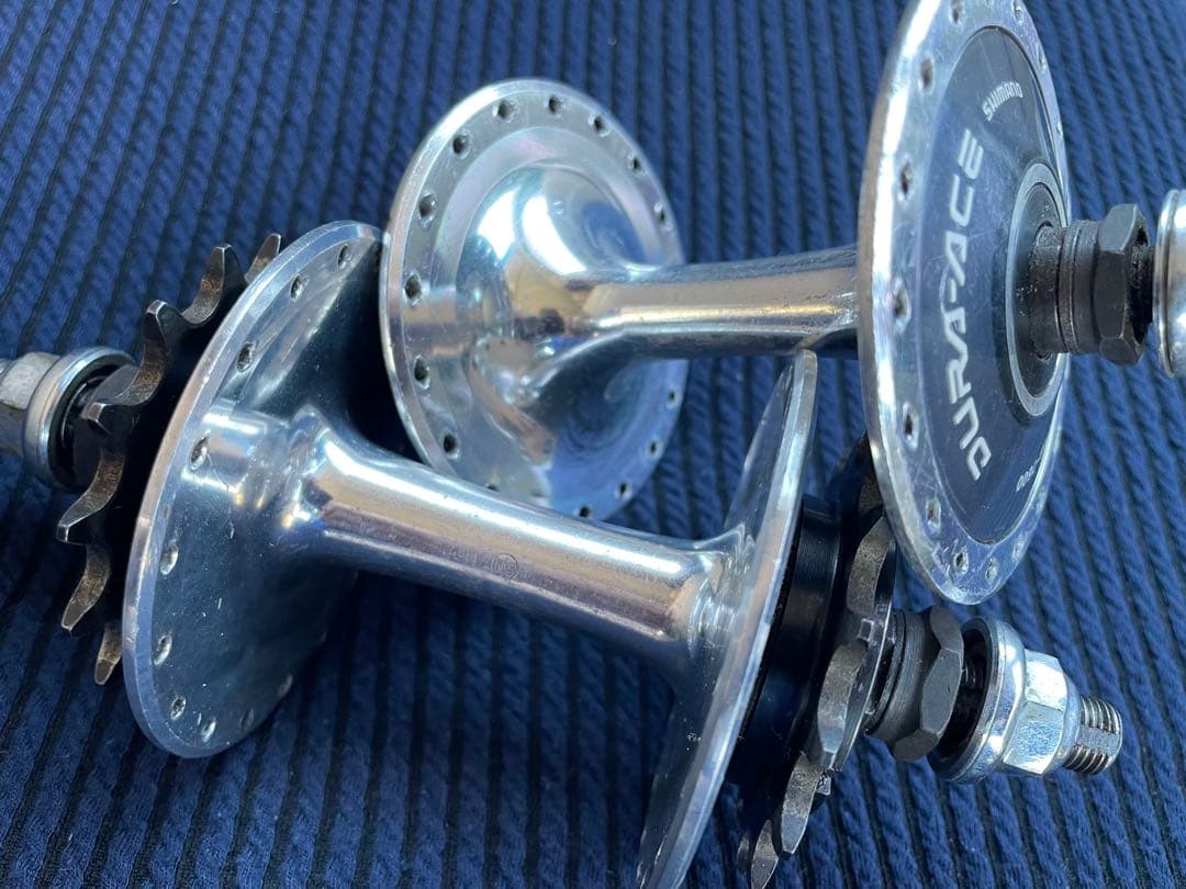 NJS SHIMANO DURAACE ハブ　36H 120mm競輪　ピスト