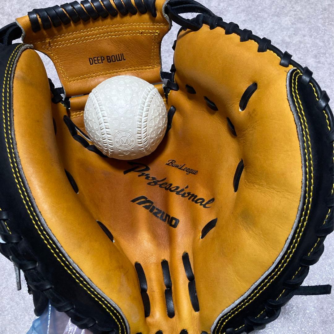 ミズノ 青ビュー 一般 大人用 軟式 捕手 野球 グローブ キャッチャーミット